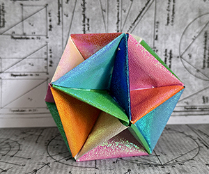 Radiant Icosahedral Polyhedron Origami